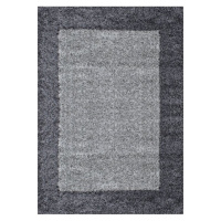 Kusový koberec Life Shaggy 1503 grey - 60x110 cm Ayyildiz koberce