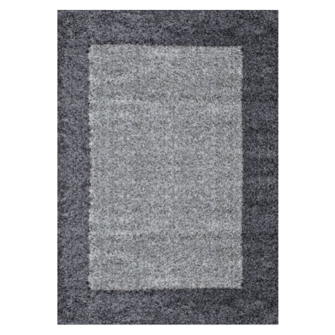 Kusový koberec Life Shaggy 1503 grey - 60x110 cm Ayyildiz koberce