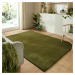 Kusový ručně tkaný koberec Tuscany Textured Wool Border Green - 160x230 cm Flair Rugs koberce