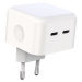 Nabíjačka XO L102 wall charger, 2x USB-C, 35W (white) (6920680830688)