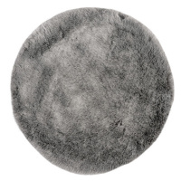 Kusový koberec Samba 495 Silver kruh - 160x160 (průměr) kruh cm Obsession koberce