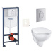 Závesný wc set do ľahkých stien / predstenová montáž Grohe Bau Ceramic SIKOGRSBAUA