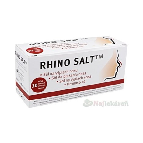 Rhino Salt soľ na výplach nosa vrecúška 30 ks