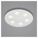 Helestra Nomi stropné LED svetlo Ø 49 cm dim biela