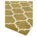 Okrovožltý ručne tkaný vlnený koberec 80x150 cm Albany – Asiatic Carpets