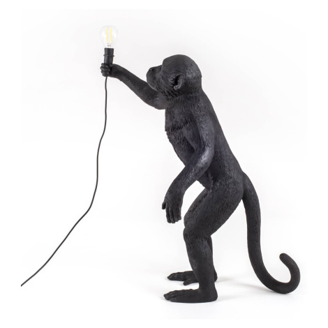 LED svietidlo Monkey Lamp stojacia čierna SELETTI
