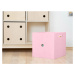 Benlemi Ružový drevený úložný box DICE s číslami v štýle hracej kocky - Jednotka