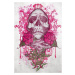 1Wall fototapeta Miami Ink Ružová lebka 158x232 cm