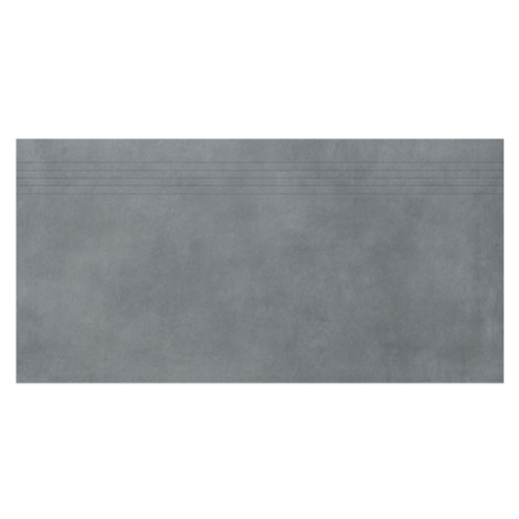 Schodovka Rako Extra tmavo sivá 40x80 cm mat DCP84724.1
