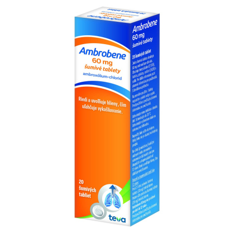 AMBROBENE 60 mg šumivé tablety, 20 šumivých tabliet