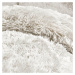 Biele mikroplyšové obliečky na dvojlôžko 200x200 cm Cuddly – Catherine Lansfield