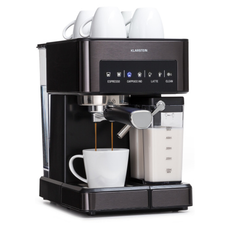 Klarstein Arabica Comfort  kávovar s portafiltrom, 1350 W, 20 bar, 1,8 l, dotykový ovládací pane