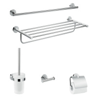 Hansgrohe Logis Universal, sada kúpeľňových doplnkov 5v1, chróm, HAN-41728000