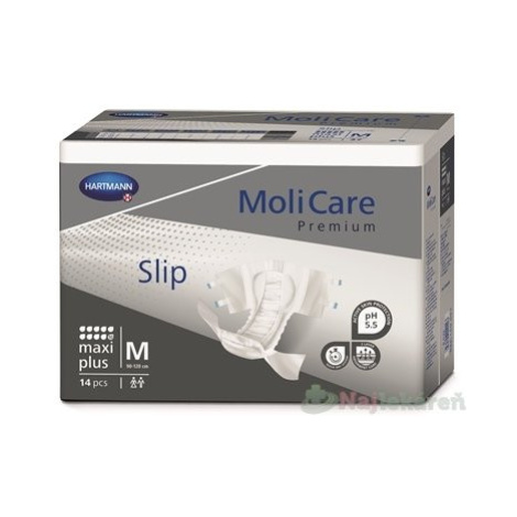 MoliCare Premium Maxi Plus M plienkové nohavičky (90-120cm), savosť 3453 ml,14ks