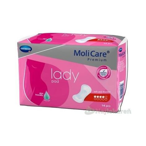 MoliCare Premium lady pad 4 kvapky, inkontinenčné vložky 14ks