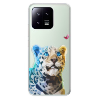 Odolné silikónové puzdro iSaprio - Leopard With Butterfly - Xiaomi 13