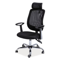 Sconto Kancelárska stolička SIGQ-118 čierna