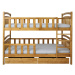 Wilsondo Poschodová posteľ s úložným priestorom Paula 7 - dub Rozmer: 180x80
