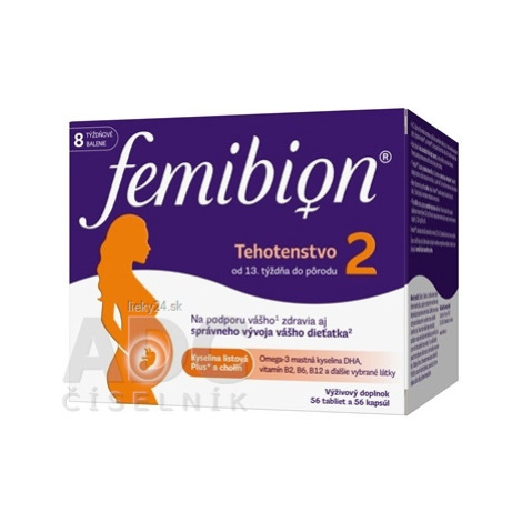 Femibion 2 Tehotenstvo 56 tbl + 56 cps