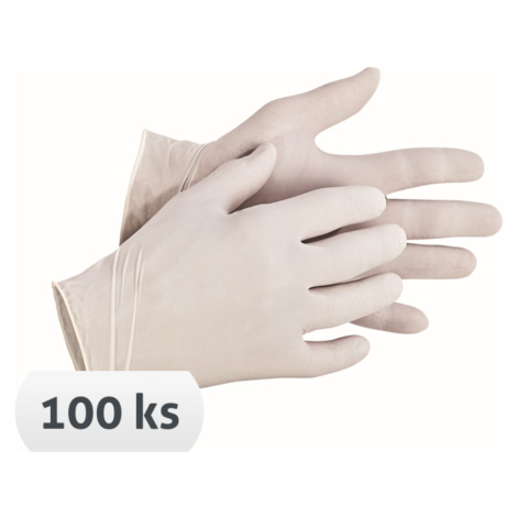Jednorazové latexové rukavice Loon 100 ks Červa