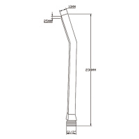 Sapho Sapho, Ručná sprcha, 230mm, mosadz/chróm, 1204-01