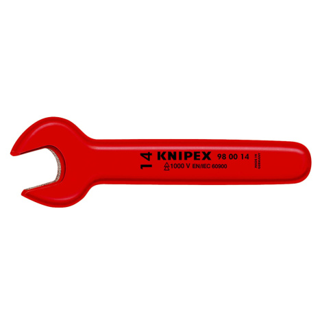 KNIPEX Kľúč maticový, otvorený, jednostranný vidlicový 980014