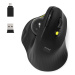 PORT CONNECT ERGONOMIC TRACKBALL, bezdrátová ergonomická myš, 2,4 Ghz a Bluetooth®, USB-A/C, čer