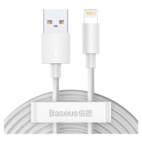 Nabíjací a dátový kábel USB, Lightning, 150 cm, 2400 mA, rýchle nabíjanie, Baseus Simple Wisdom,