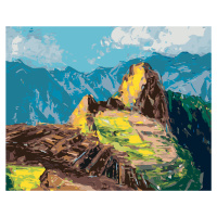 Maľovanie podľa čísel - MACHU-PICCHU V PERU Rámovanie: vypnuté plátno na rám, Rozmer: 80x100 cm