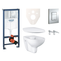 Cenovo zvýhodnený závesný WC set Grohe do ľahkých stien / predstenová montáž + WC Grohe Bau Cera