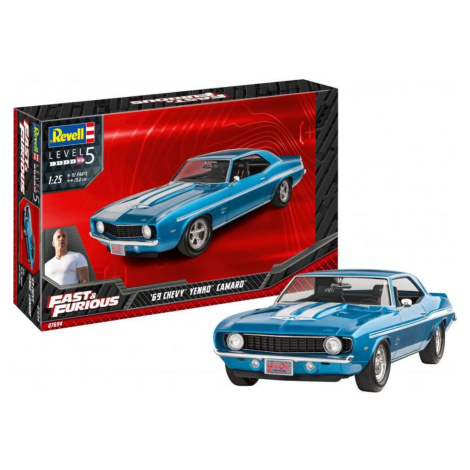 Revell Plastic ModelKit auto Fast & Furious 1969 Chevy Camaro Yenko 1 : 25