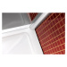 POLYSAN - LUCIS LINE štvrťkruhová sprchová zástena, 1000x1000, R550, číre sklo DL3015