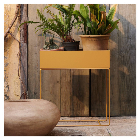 Ferm LIVING Box na rastliny, žltý, 60 x 25 x 65 cm, oceľ