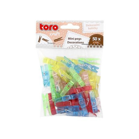 TORO Plastové mini štipce TORO 50ks