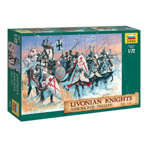 Wargames (AoB) figurky 8016 - Livonian Knights XIII-XIV A. D. (1:72)