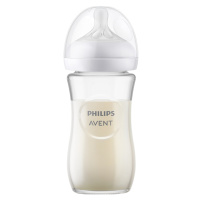 PHILIPS AVENT Fľaša Natural Response sklenená 240ml, 1m+