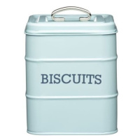 Modrá plechová dóza na sušienky Kitchen Craft Biscuits