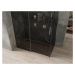 MEXEN/S - OMEGA sprchovací kút 140x80, grafit, chróm 825-140-080-01-40