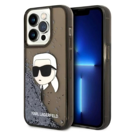 Kryt Karl Lagerfeld iPhone 14 Pro Max 6,7" black hardcase Glitter NFT Karl Head (KLHCP14XLNKHCK)