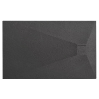 Rea Magnum Black, SMC sprchová vanička 100x80x2,5 cm, čierna, REA-K3330