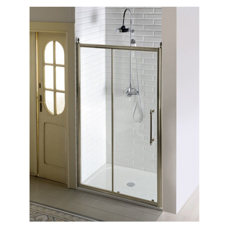 ANTIQUE sprchové dvere posuvné, 1200mm, ČÍRE sklo, bronz GQ4212C GELCO