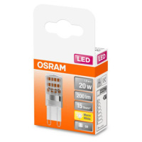 OSRAM LED s kolíkovou päticou G9 1,9W 2 700K číra