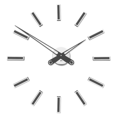 Dizajnové nalepovacie hodiny Future Time FT9600TT Modular titanium 60cm