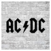 Drevené logo - Nápis na stenu - AC/DC, Čierna