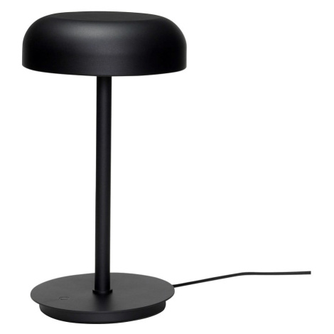 Čierna LED stmievateľná stolová lampa (výška 37 cm) Velo – Hübsch