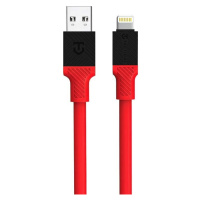 Tactical Fat Man Kábel USB-A / Lightning 1m, Červený