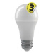 LED žiarovka Emos ZQ5142, E27, 9W, guľatá, číra, studená biela