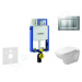GEBERIT - Kombifix Modul na závesné WC s tlačidlom Sigma30, matný chróm/chróm + Duravit D-Code -