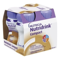 NUTRIDRINK Compact s kávovou príchuťou 4 x 125 ml