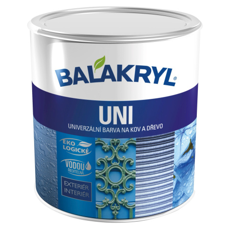 BALAKRYL Univerzálna farba na kov a drevo UNI MAT 0620 žltá 0,7 kg
